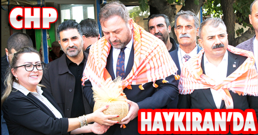 CHP HAYKIRAN'DA ÜZÜM ÜRETİCİSİNİN SORUNLARINI DİNLEDİ