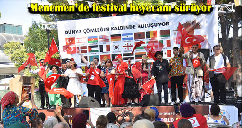 Menemen’de festival heyecanı sürüyor