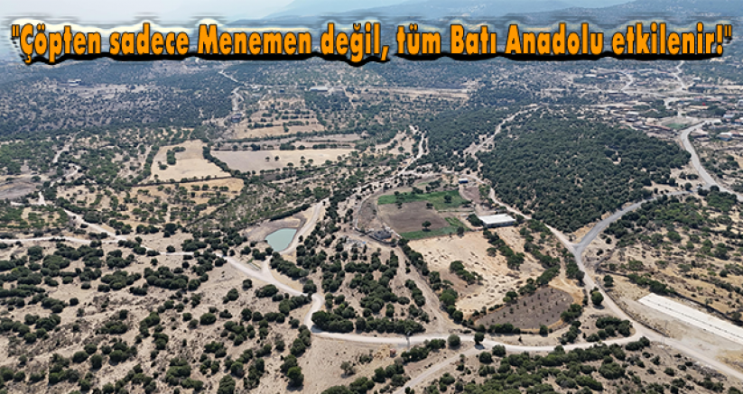 Menemenli muhtarlardan çöp tesisi tepkisi!