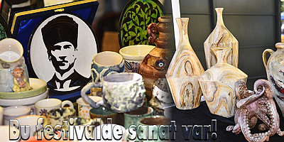 Bu festivalde sanat var!