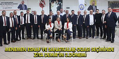 ESNAF ODA BAŞKANI ÜÇÜNCÜ KEZ ZİYA DEMİR