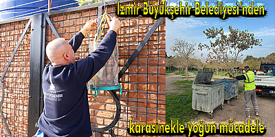 İzmir Büyükşehir Belediyesi’nden karasinekle yoğun mücadele