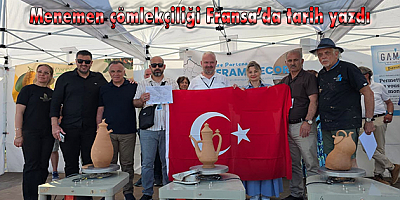 Menemen çömlekçiliği Fransa’da tarih yazdı