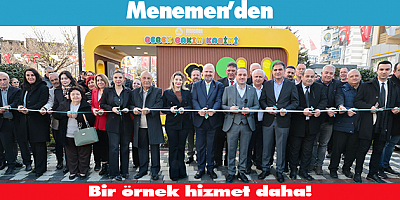 Menemen’de Bebek Bakım Kabinleri törenle hizmete açıldı