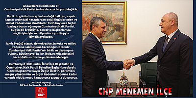 ÖZBEY: CUMHURİYET HALK PARTİSİ DİMDİK AYAKTADIR!